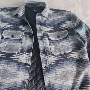 Men's Blue Patterned Jacket